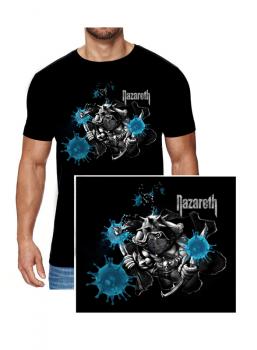 Nazareth / T-Shirt / Fred Virus / black + CD God Of The Mountain